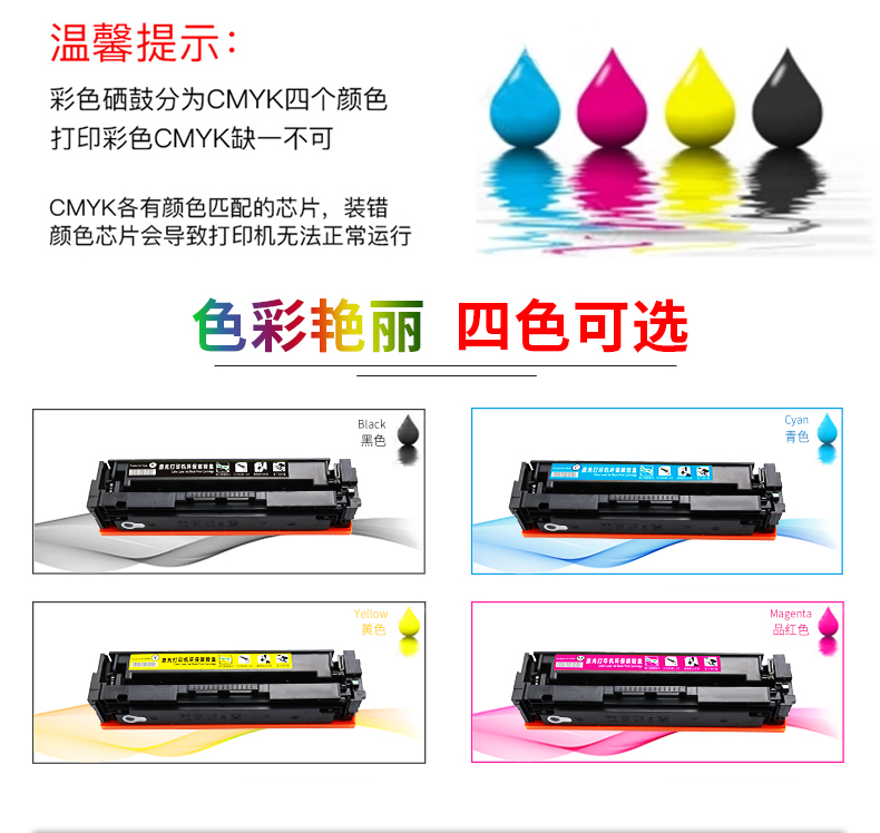 Ge Yun Áp dụng Hộp mực HP M154a M181 181fw M180 180N CF510A Hộp mực 204A Dễ dàng bổ sung LaserJet Pro MFP Color Laser - Hộp mực hộp mực 325 dùng cho máy in nào