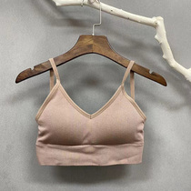 U-shaped beauty back sling summer outer vest burst bottoming one bra without steel ring female underbody underwear