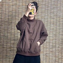 (Cotton clothes women) autumn and winter new solid color splicing commuter leisure plus cotton top round neck cotton warm clothes