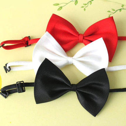 Child Necktie Baby Accessories Girl Boy Yingren Students Perform Bow Tie Red Black Collar Flowers