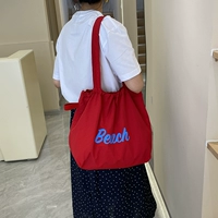 Пляжная красная двухслойная молния на одно плечо 𫔀внутренний карман