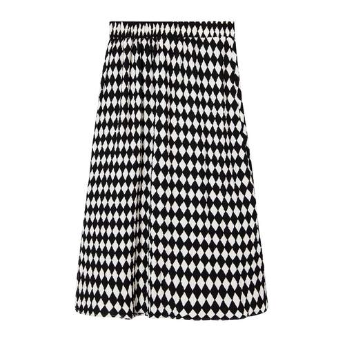 Осенняя юбка, 2022, большой размер, по фигуре, подходит для полных девушек