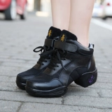 Современная обувь, дышащие танцующие туфли, из натуральной кожи, мягкая подошва