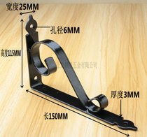  Triangle bracket bracket Load-bearing wall layer plate bracket Wall wall wall shelf partition support frame Shelf bookshelf Flower rack