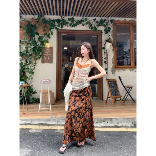 Комплект, дизайнерский кардиган, майка топ, юбка, тренд сезона, 3 предмета