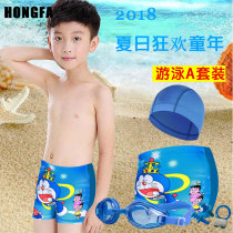 2019 New Children Baby baby swimsuit boy children flat corner hot spring swimming trunks cute cartoon swimsuit