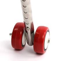 Walker accessories Stainless steel walker wheels Retractable walker wheels with bearings Walker foot tube