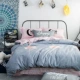 Bông gia đình trải giường bốn bông chăn 2.2x2.4 2x2.3 mét chăn 220x240cm1.8x2.2 - Bộ đồ giường bốn mảnh