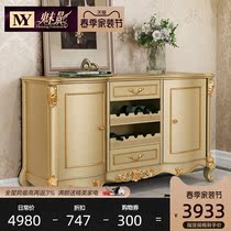 American light and luxurious dining side cabinets Size families Country kitchen Kitchen Cabinets Living-room Ostyle Wine Cabinet Tea Water Cabinet Lockers