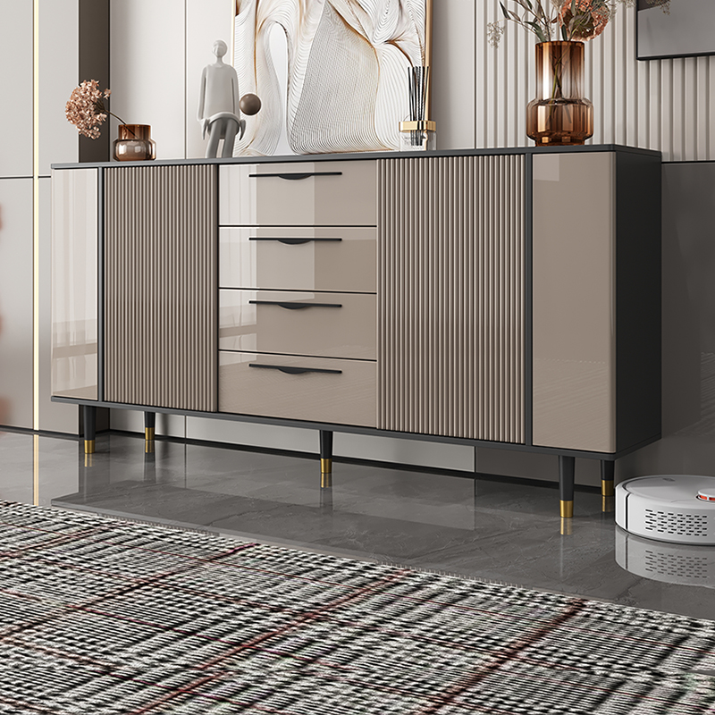 Italian Light Extravagant Dining Cabinet Nordic Minimalist Tea Water Cabinet Living-room Kitchen Multifunction Hyun Guan Cabinet Storage Cabinet Customizable