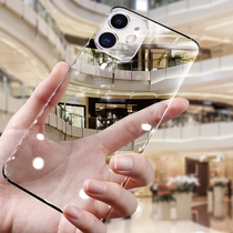 Middle song suitable for Apple 12 mobile phone shell new iphone12pro soft silicone transparent shell right-angle side ultra-thin anti-fall 12promax mobile phone cover twelve Advanced senses male and female ip