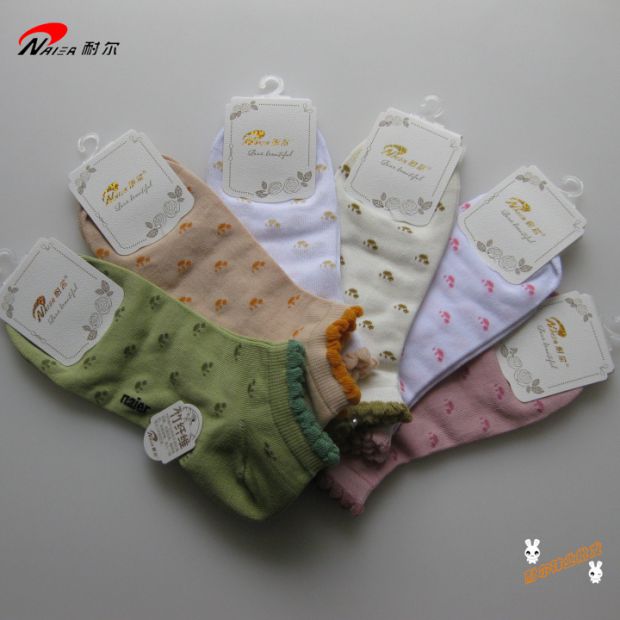 8 đôi vận chuyển Nair chính hãng sợi tre nữ vớ mùa xuân và mùa hè trạng thái thấp ren lỏng miệng khử mùi mỏng vớ ngắn 4192 vớ sợi tre