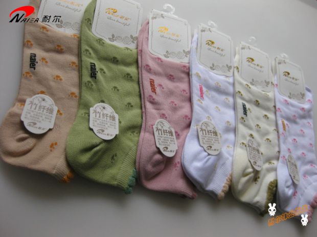 8 đôi vận chuyển Nair chính hãng sợi tre nữ vớ mùa xuân và mùa hè trạng thái thấp ren lỏng miệng khử mùi mỏng vớ ngắn 4192 vớ sợi tre