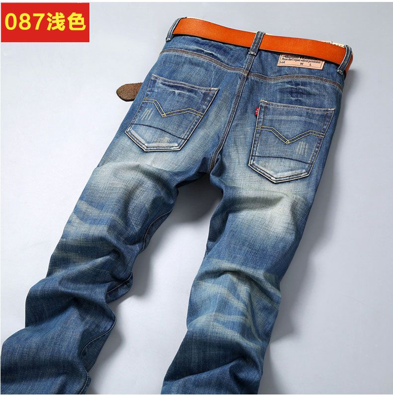 Jeans pour jeunesse droite en vrac en coton pour automne - Ref 1463669 Image 16