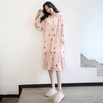 Cute strawberry pattern ultra soft sleeping dress Women plus suede Warm Pyjamas warm pyjamas enlarge Code Easy Home