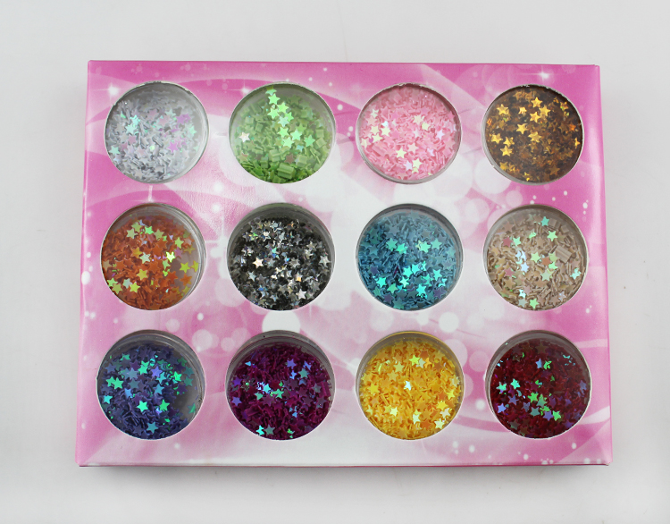 Trang điểm sequin đầy màu sắc laser sequin sao yêu loại hiệu suất sân khấu Eyeshadow nhấp nháy bóng mắt bảng mắt merzy