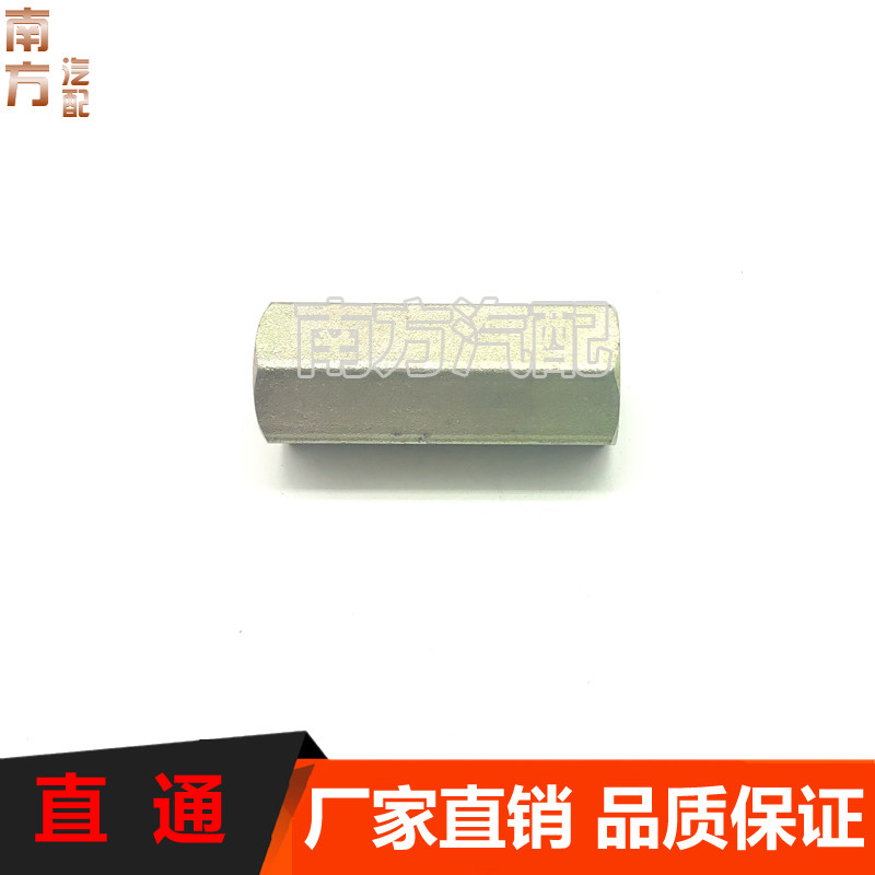 Two-head threads straight through long joints hollow screws three-way bending joints