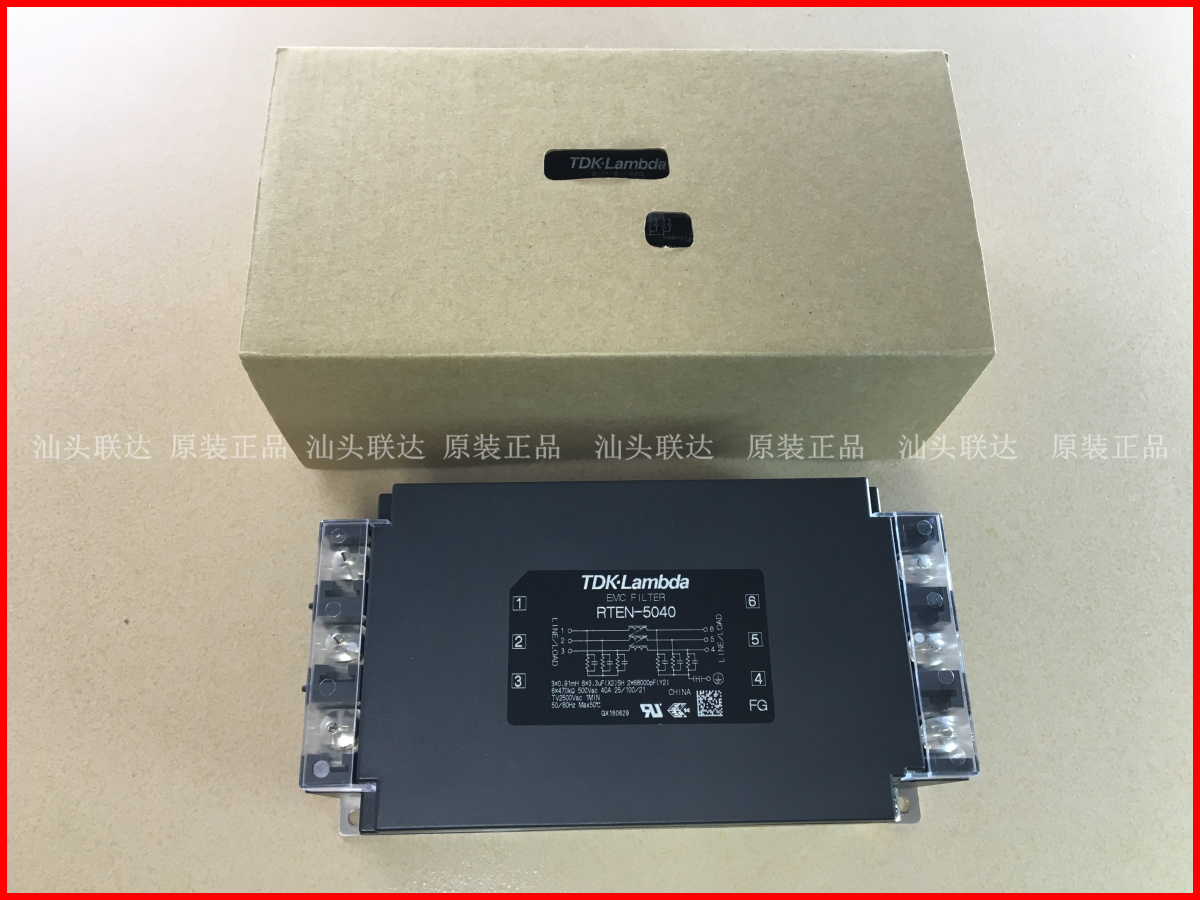 Original Japanese TDK-Lamambda power filter RTEN-5040 40A three-phase filter