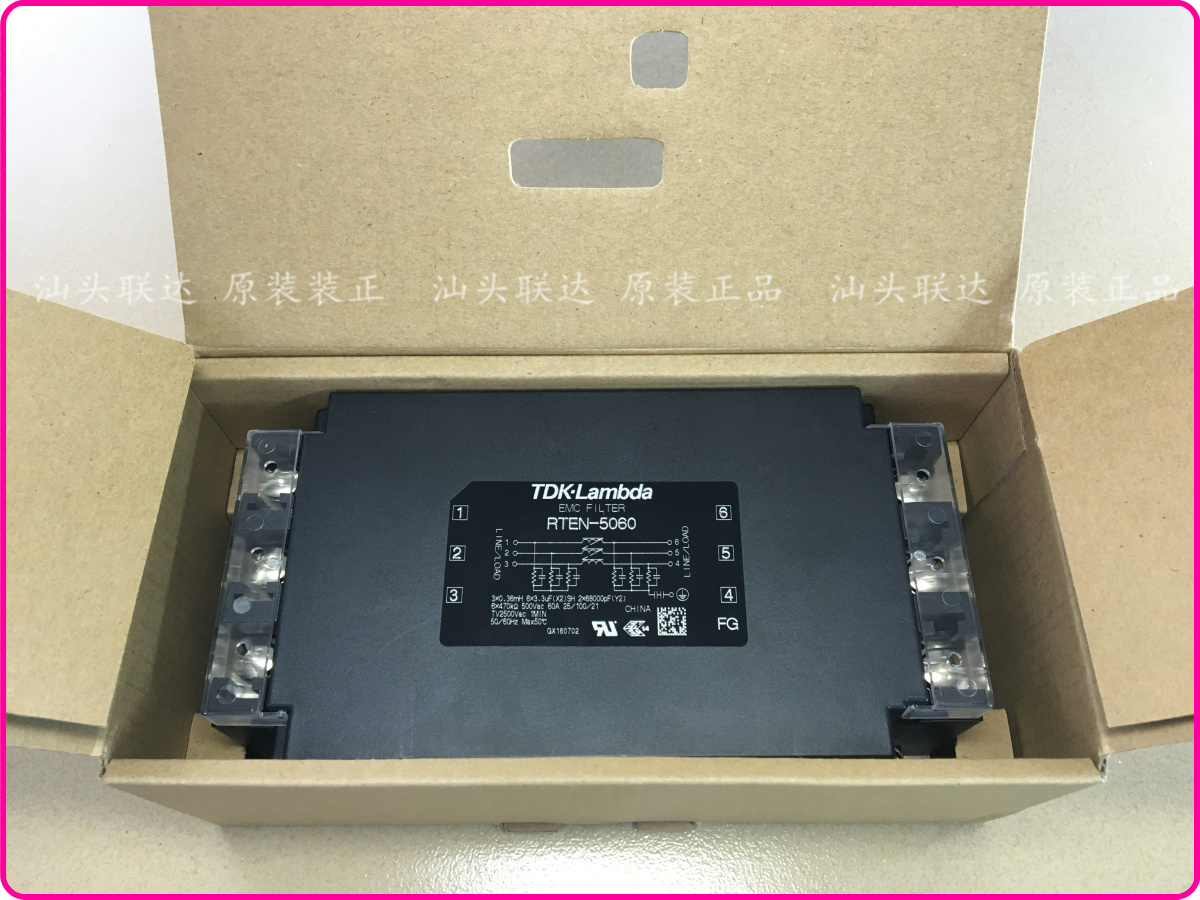 Original Japanese TDK-Lamambda power filter RTEN-5060 60A three-phase filter