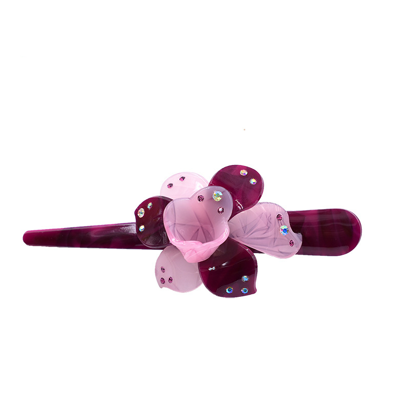 Hàn Quốc rhinestone lớn hoa tip miệng clip mỏ vịt clip sừng clip phụ kiện tóc clip kẹp tóc - Phụ kiện tóc băng đô turban