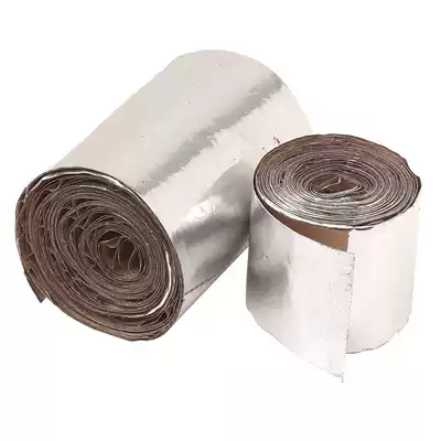 Car modification accessories Heat insulation aluminum foil intake manifold heat insulation wrapped cloth belt high temperature resistant silver self-adhesive tape