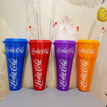 Internet celebrity large cup beverage separated cup popcorn chicken wings large capacity disposable Internet celebrity coke cup plastic cup