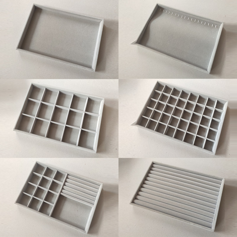 Cover-free ring disc Ring Ear Acupuncture-Tray Necklace containing box bracelet Earrings Earrings Jewellery box Show props Jewelry Racks