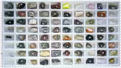 Imported Specimen-Earth Science Mineral Specimen Set (75 kinds)