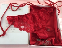 Women Silk T pants breifs silk satin T pants sexy beauty women underwear thong pants spring summer mulberry silk