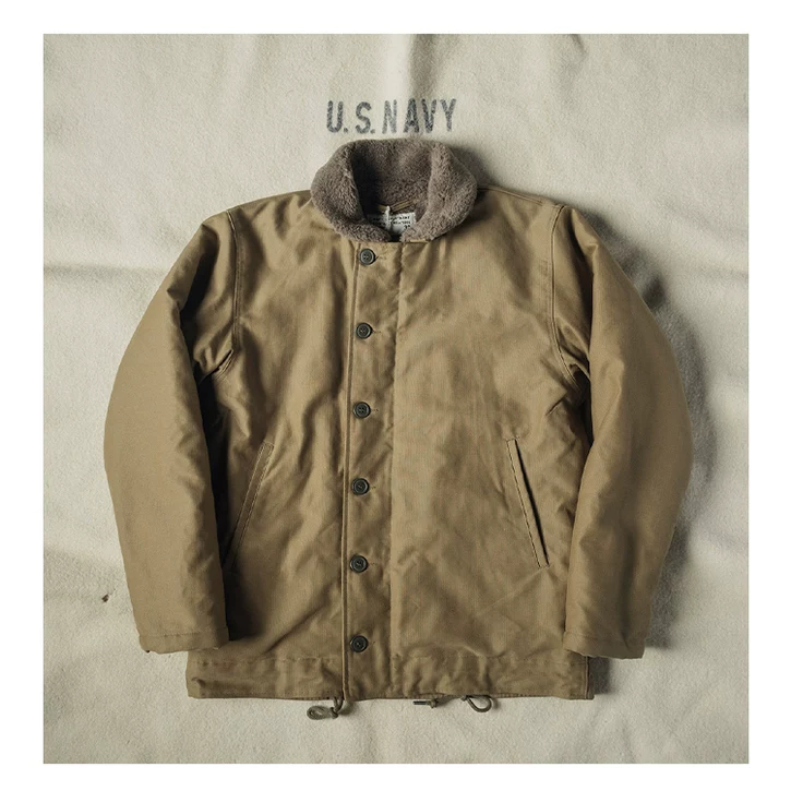 Vicious Dog BRONSON Initial 1st Experimental N-1 Deck Clothes DECK Jacket N1 Wool Liner Jacket USN