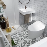 Северная и американская простая натуральная мраморная мозаичная ванная комната ванная комната кухня балкон -гостиная открытая плитка