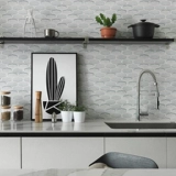 汇彩虹 Ледяной плитка из фонаря с фонаря Американская легкая роскошная плитка кухня и плитка для ванной комнаты простые туалетные стены