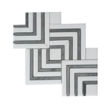 Северная и американская простая натуральная мраморная мозаичная ванная комната ванная комната кухня балкон -гостиная открытая плитка