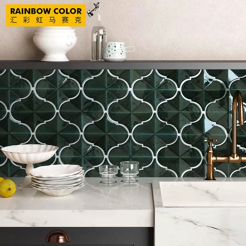 汇彩虹 Бриллиантовый фонарь ручной кирпичный кирпичный ресторан для ванной комнаты кухонная кирпичная кирпичная кирпичная фоновая фоновая стена