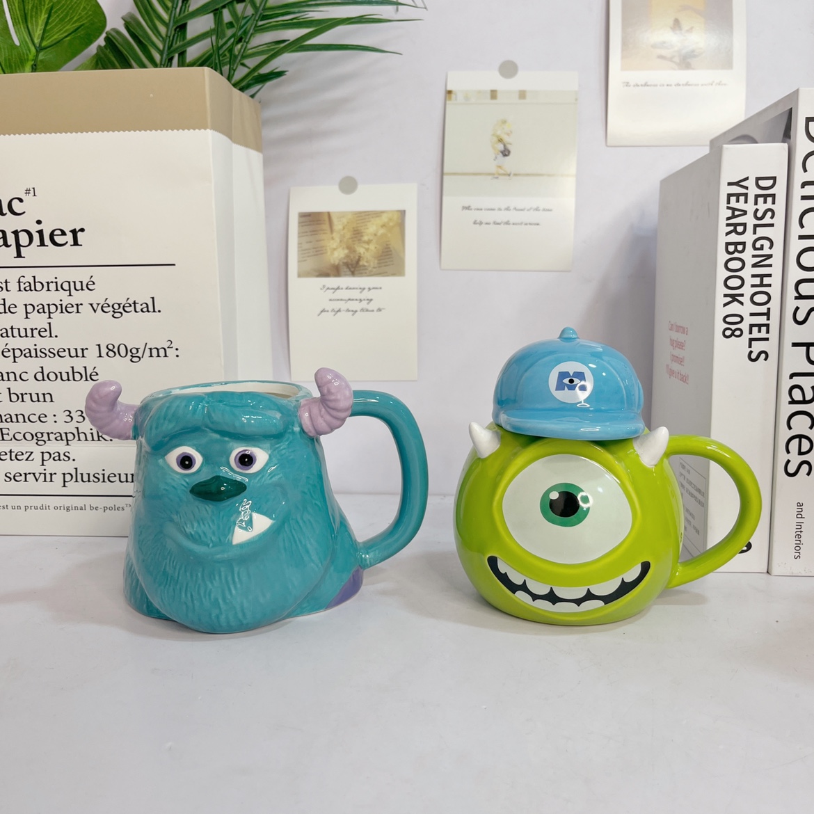 hairy monster sullivan mug mug coffee mug toy story cute cartoon monster university