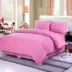 Thô bông denim bông trải giường giải phóng mặt bằng đơn giản 1.8m2 giường m chăn che đôi dệt ở nhà mã hóa - Bộ đồ giường bốn mảnh chăn ga gối đệm cưới Bộ đồ giường bốn mảnh