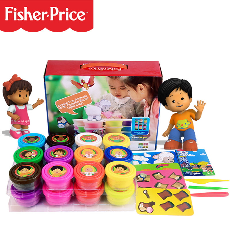 Fisher Color Mud Ultra Clay Rubber Mold Tool Kit Kids Ice Cream Clay Boys and Girls Toys