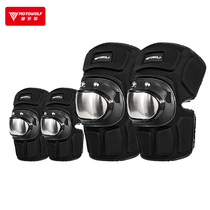 Motorcycle cycling elbow in summer anti-fall knight equipped with wind protection leg locomotive protective gear for four seasons