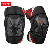 Motorcycle knee-guarding men and womens knee in summer season