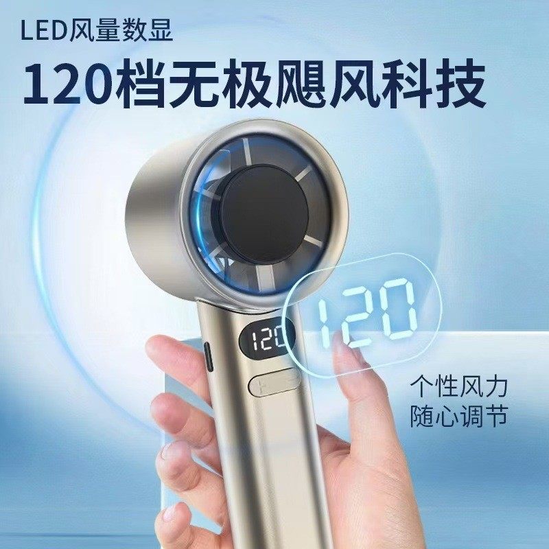 Handheld Mini Fan, Portable USB Rechargeable Silent Electric Fan, Ultra-Long Battery Life, Outdoor Cooling Gadget