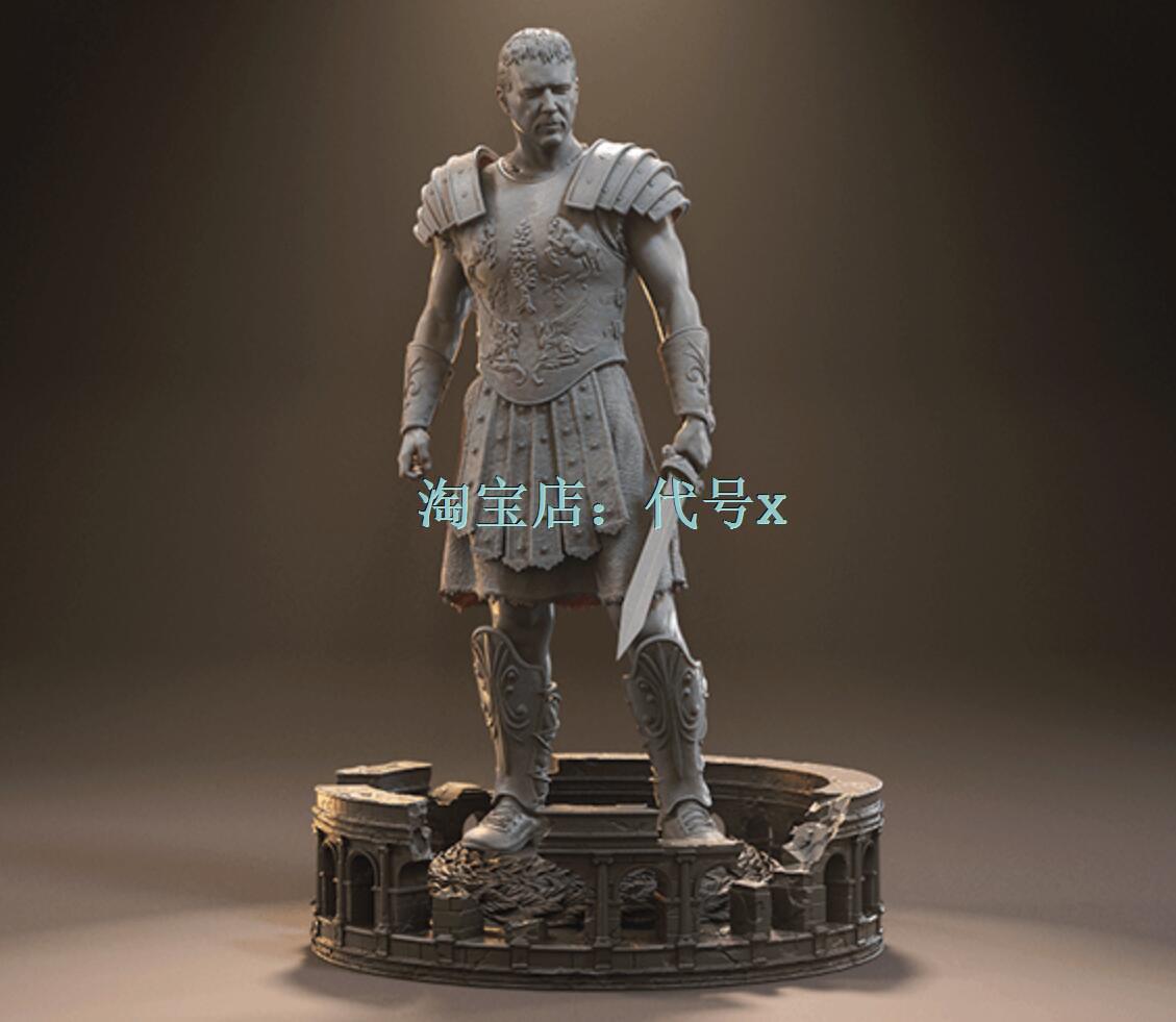 Movie Gladiator hero 3D printing model data stl hand-run high-precision material files