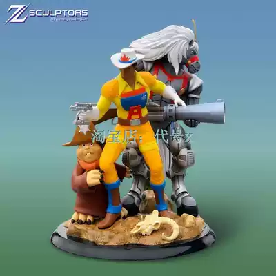 Bresa Sheriff triangle color partition 3D printing model data stl character model obj high precision material