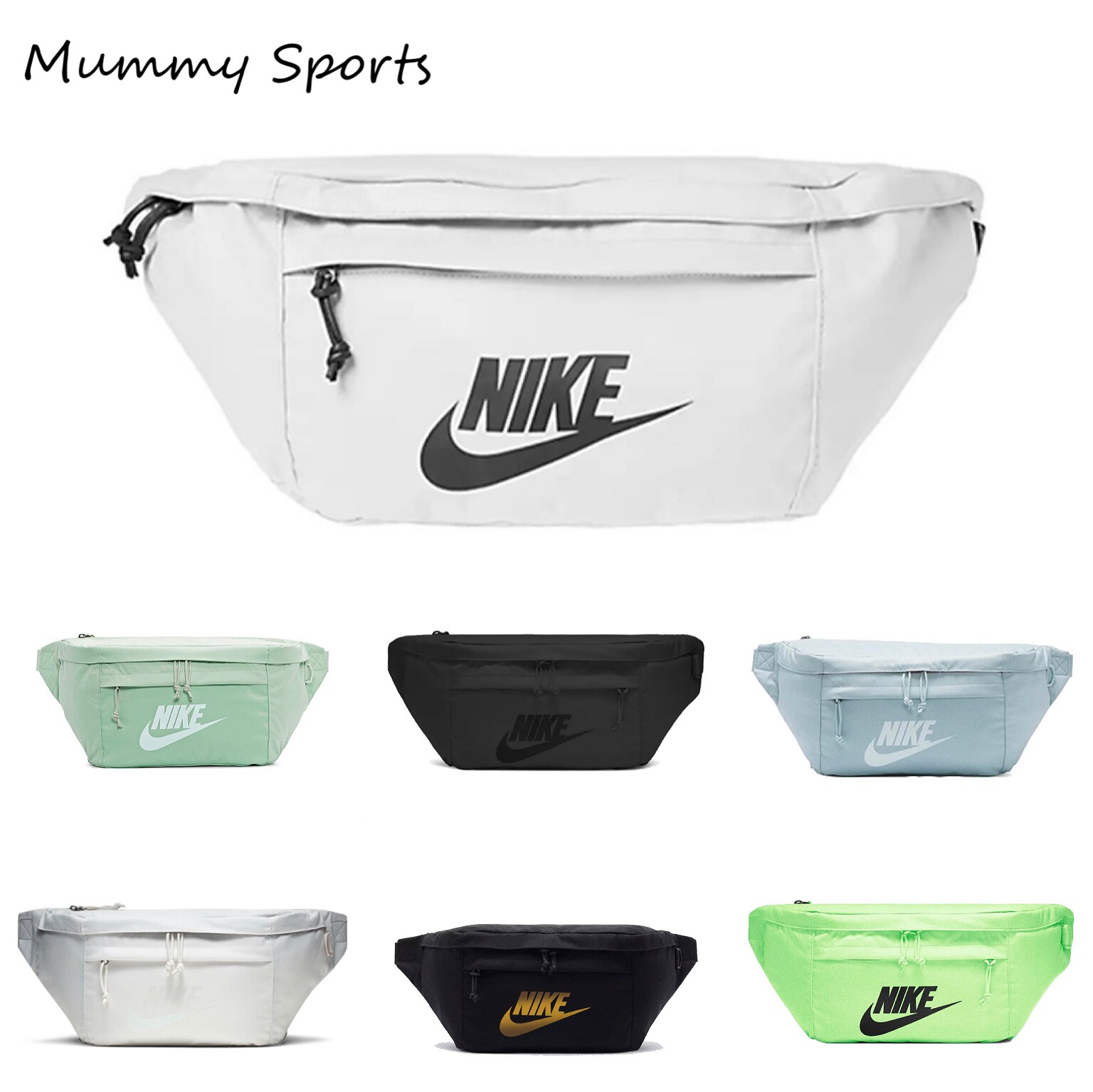 NIKE 王一博同款耐克斜挎包腰包单肩包男女情侣包BA5751-010--072