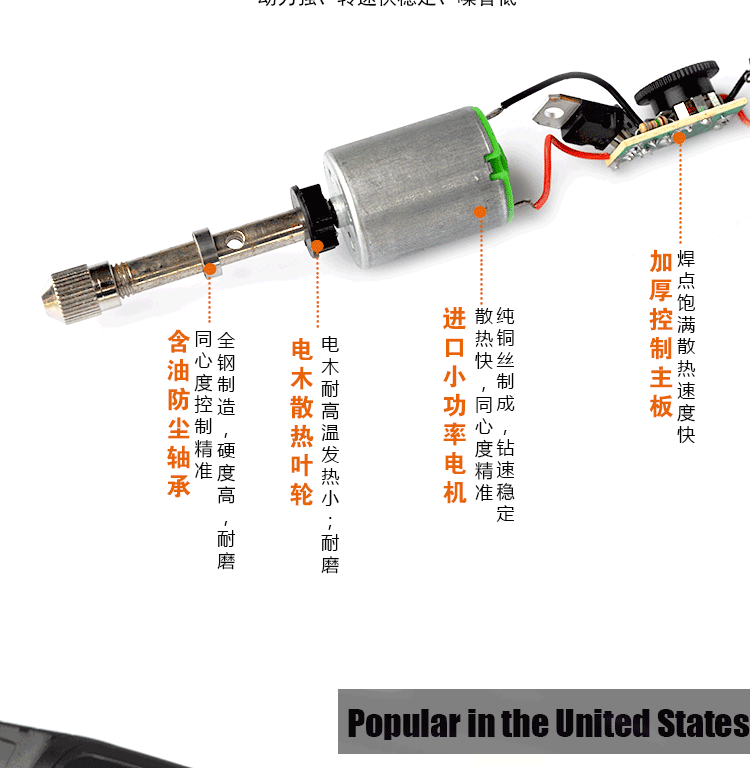 máy khoan rút lõi bê tông Nhập khẩu máy mài điện mini và máy đánh bóng gốc gỗ khắc wenwan dụng cụ điện thu nhỏ máy cắt pin makita