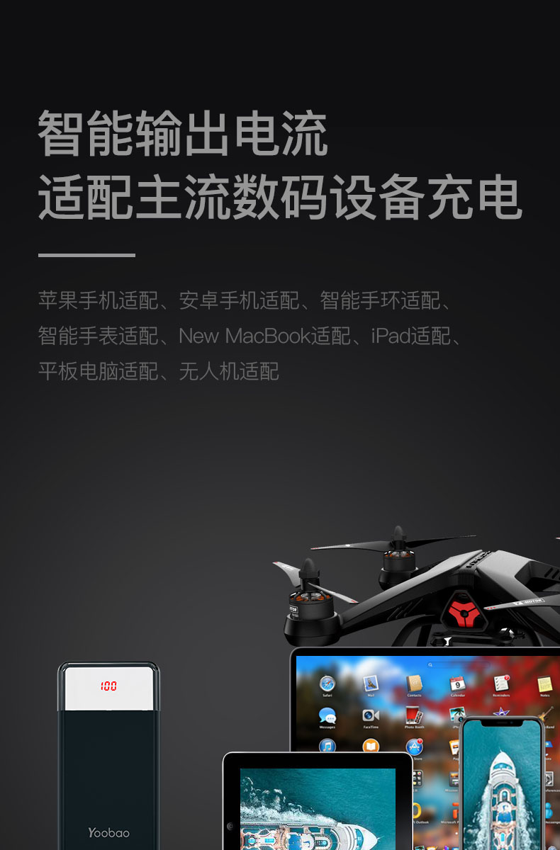 Yu Bo Po 30.000 mA sạc cho sinh viên một dung lượng lớn hai chiều nhanh sạc PD Huawei điện thoại Universal Mobile điện - Ngân hàng điện thoại di động sạc dự phòng redmi 20000mah