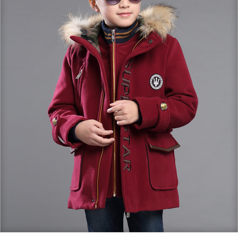 Manteau pour garcon en mélange - Ref 2161218 Image 18