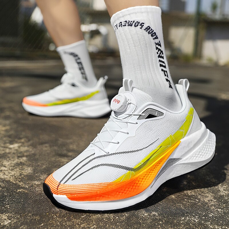 Rotating Button Chitu 9Pro Carbon Plate Running Shoes for Men, Women, Middle and Large Children, Primary and Secondary School Students, Speed Running Children's Shoes for Summer