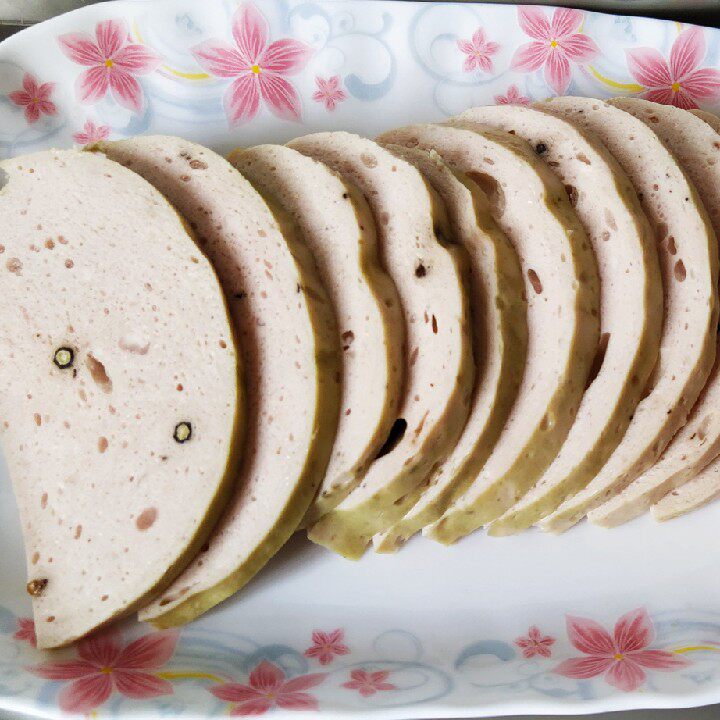 2 catties of pure handmade zmeat 1000 grams Vietnamese flavored meat rice dumplings ham cooked meat zal meat group hot dog