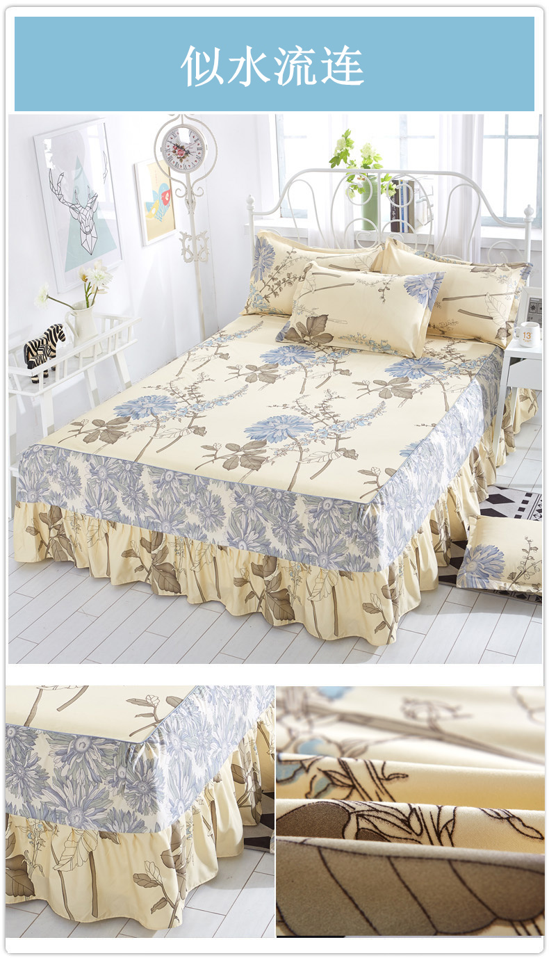 Zeyi Simmons Bedspread giường đặt giường ăn đơn mảnh công chúa tấm ga trải giường tấm 笠 1.8 1.5 2.0m