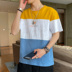 Gradient T-shirt giữa tay thường lỏng quần áo 2020 ngắn tay áo thun xu hướng Hàn Quốc phiên bản mùa hè đàn ông mới của 